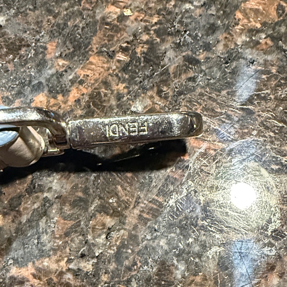 FENDI Beige Multicolored Studded Bag Strap - Picture 6 of 6